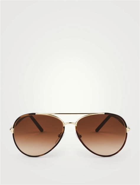 canada cheap designer sunglasses prada black mirror lens aviator|Prada Sunglasses & Prescription Frames .